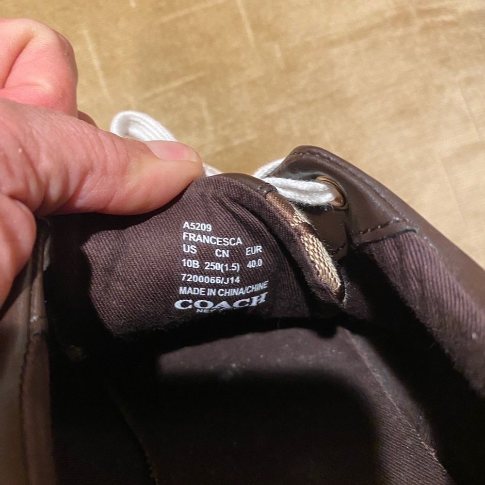 Vintaged Coach shoes